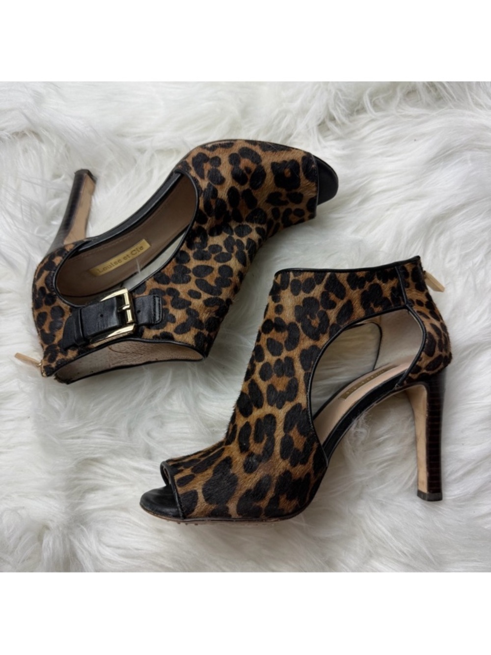 Louise et Cie Animal Print Heels